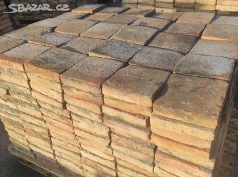 Stará cihlová dlažba, půdovky, půdovka, 50 m2 - 2