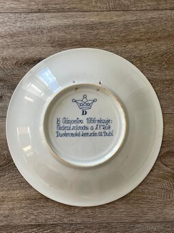 Cibulák Dubí,Darovací talíř k Vánocům 1956 - 2