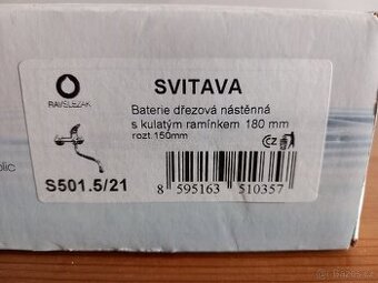 Dřezová nástěnná baterie SVITAVA - 2