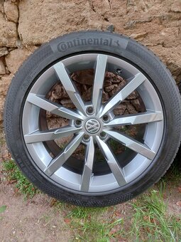 Originální kola Monterey R18 + zimní pneu Continental - 2