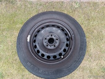 Sada letních pneu s ráfky, 5x112, pneu 195/65 R15 - 2