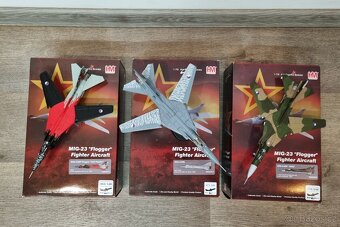 KOVOVÉ MODELY LETADEL MIG-23 - 2