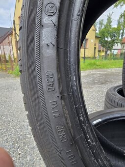 Sada letních pneu téměř nejetych 7,1 až 7,3 mm dvorozmer r19 - 2