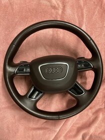 Audi A8 A6 A7 4H volant airbag leder kůže Baleobraun - 2