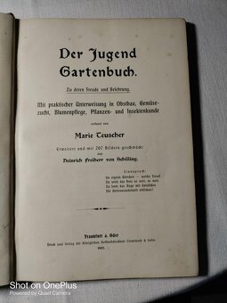 Zahrada mládeže z roku 1902-Marie Teuscher - psáno Šwabachem - 2