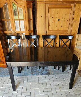 Stůl rozkládací + 4 x židle - 2