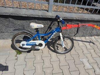 Detské kolo 16" včetně tyče za kolo dospělého - 2