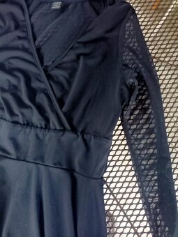 Moc pěkné, černé šaty vel. 34. zn. Shein. - 2