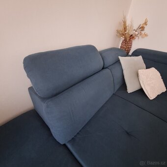 Rohová rozkládací sedací souprava - 2