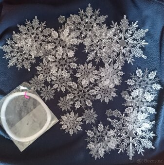 Prodám plastové vánoční vločky - 2