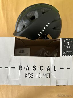 RASCAL BIKES - dětská helma Matt Black S - 2