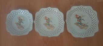 RETRO okrasné a dezertní talíře - 2