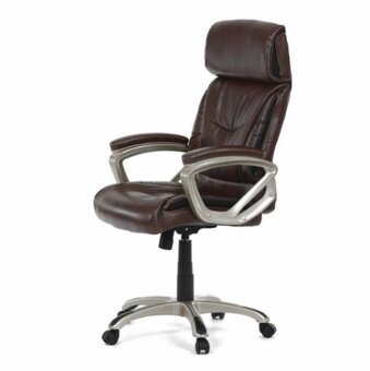 Kancelářské křeslo, hnědá ekokůže, KA-Y284 BR - 2
