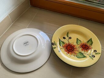 Talíře motiv slunečnice zn. Siaki - 2