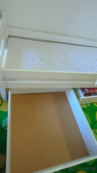 Dětská postel 180x80 s matrací a šuplíky - 2