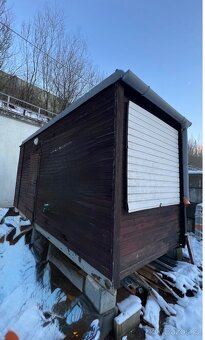 Mobilní stavební buňka – ideální na sklad, dílnu nebo zahrad - 2