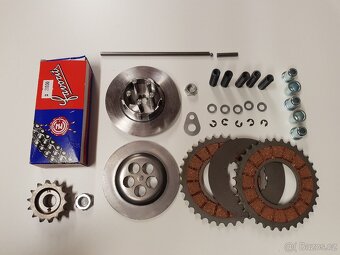 Jawa 50 pionýr 550,555,20,21,23 spojka, spojkový koš - 2