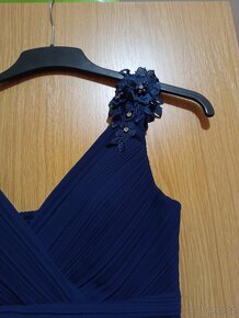 Dámské šaty tmavě modré vel L - 2