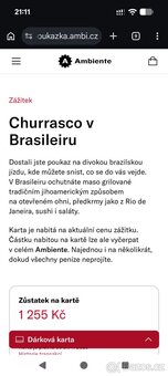 Poukaz Ambiente - Churrasco v Brasileiru - 2