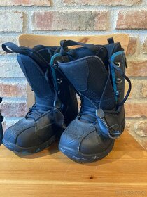 Snowboardové boty Fluid šedé 36, Atomic černé 34 - 2