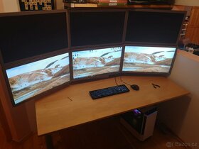 6x Monitor EliteDisplay 27" LCD + držák na stůl - 2