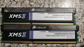 4x4GB DDR3 1333 CL9 1,6V XMP (16GB DDR3 1333) Corsair XMS3 - 2