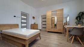 Masivní dubová postel Berlin - Divoký dub masiv 120 cm - 2