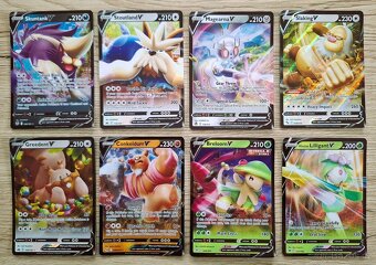 Karty Pokémon "V" - sbírkové, originální - 2