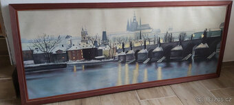 Obraz Karlův most, rozměr 170 x 70 cm, cena 4000,-Kč - 2