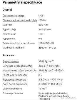 Acer Nitro 17 Black, nový - 2