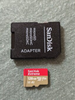 SanDisk microSDXC 128GB Extreme + SD adaptér - 2