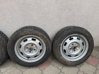 Plechové disky 185/60 R14 zimní pneu - 2