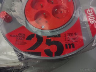 Prodlužovací kabel na bubnu 25 m - nové - nerozbaleno - 2