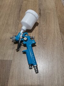 Stříkací pistole mini HVLP s nádobkou 125 ml - 2
