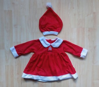 Šatičky s čepičkou na Vánoční focení - 2