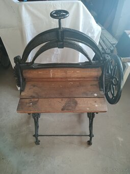 Starožitný krásný mandl, mechanicky v pořádku - 2