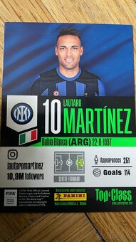 Fotbalová kartička Lautaro Martínez - 2