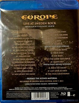 Europe: Live at Sweden Rock – 30th Anniversary Show. - 2