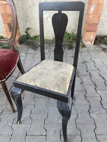 Starožitné židle, 3 různé - 2