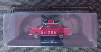 Rally modely 1:43 Škoda - 2