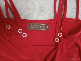 Červené společenské šaty - 2