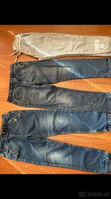 Chlapecké džíny, kraťasy, tepláky vel. 140cm, 9-10 let - 2