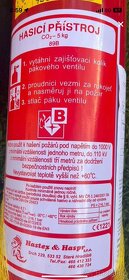 Hasící přístroj CO2 (S5H) NOVÝ - 2