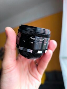 Helios-44-2 58mm f2.0 M42 v raritním provedení ZEBRA. - 2