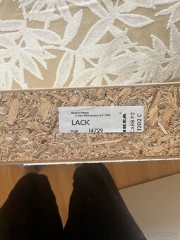 Bílá police IKEA LACK – 110 × 27 cm - 2