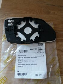 Sklo zrcátka Škoda Octavia 2 levé - 2
