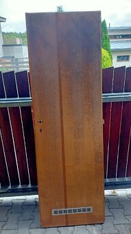 Prodám levé dveře, kvalitní dřevěné SAPELI 60cm - 2