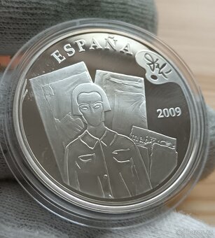 Stříbrná mince 10 € Španělsko 2009 - 2