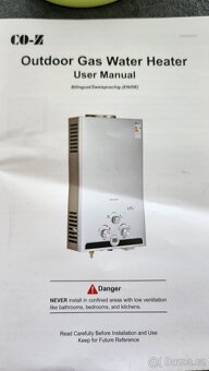 🔥 NOVÝ plynový ohřívač vody CO-Z 18L - 2