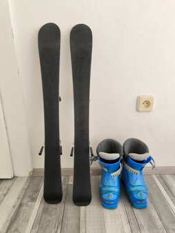 Dětské lyže Elan + lyžáky - 2